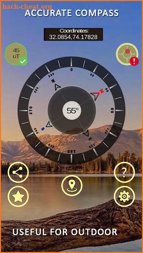 Gyro Compass App for Android: True North Finder screenshot