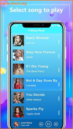 H Bling Player screenshot