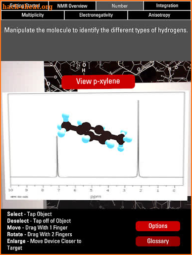 H NMR MoleculAR screenshot