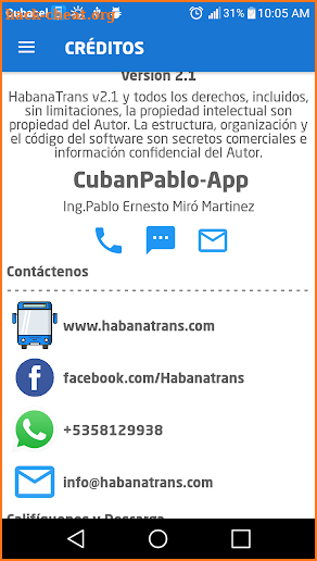 HabanaTrans screenshot