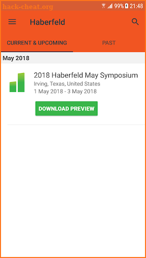 Haberfeld Symposium screenshot