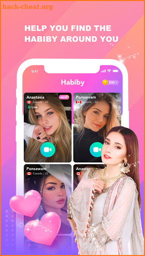 Habiby - video chat screenshot