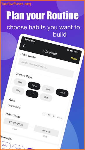 Habits Today & Time tracking and Daily Routine screenshot