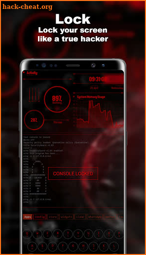 Hack Home - Aris Hacker Launcher screenshot