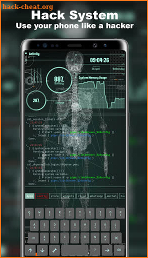 Hack System - Hacker Launcher screenshot