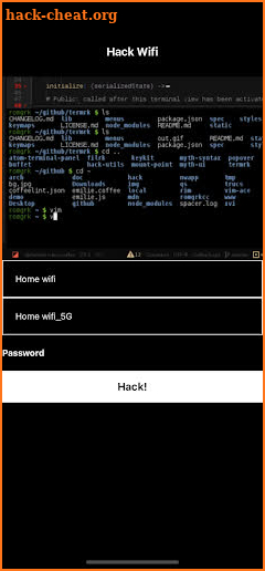 Hack Wifi Password screenshot