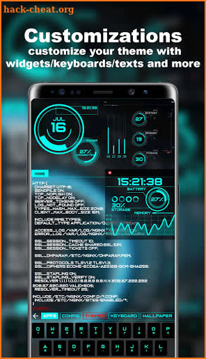 Hacker Launcher 2- Aris Themes screenshot