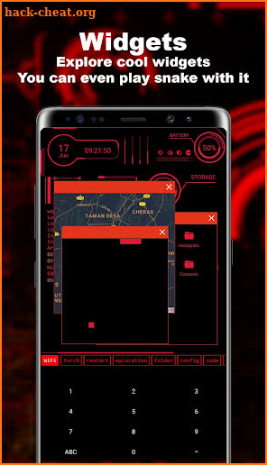 Hacker Launcher -- Aris Theme screenshot