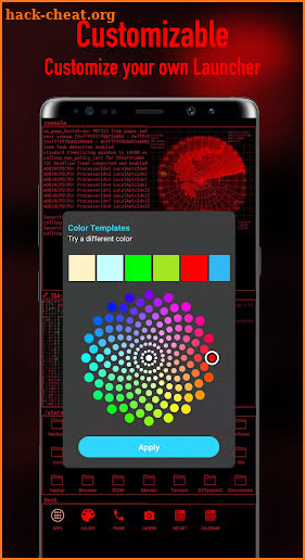 Hacker Launcher - Iris Themes screenshot