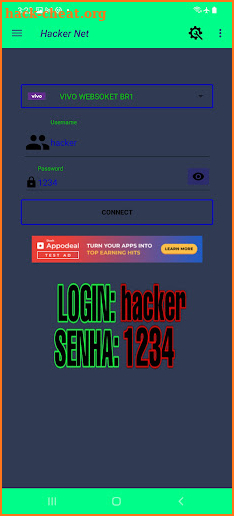 Hacker Net VPN Tunnel SSH screenshot