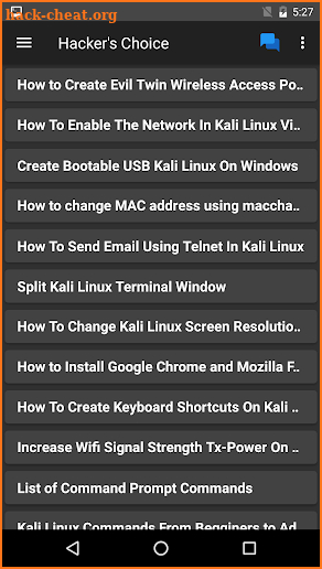 Hackers Choice screenshot