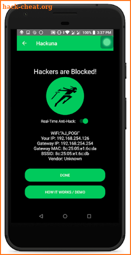 Hackuna - (Anti-Hack) screenshot