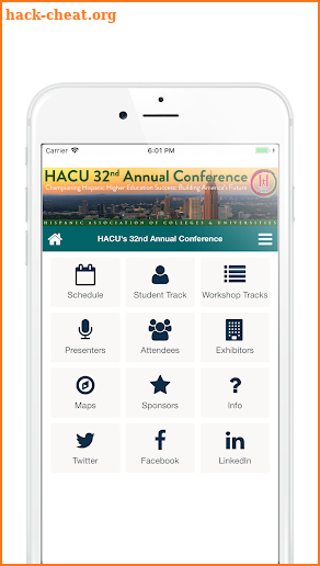 #HACU18 screenshot