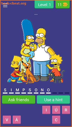 Hľadaj Simpsonovci screenshot