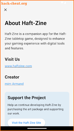 HaftZine screenshot