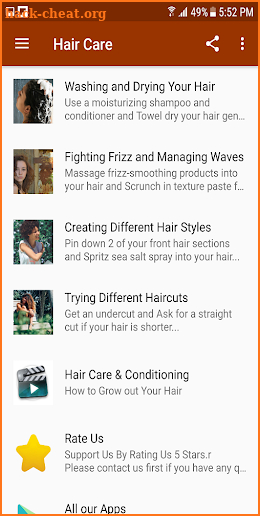 Hair Care screenshot
