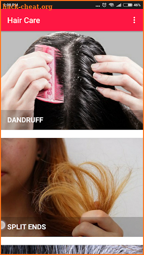 Hair Care - Dandruff, Hair Fall, Black Shiny Hair screenshot