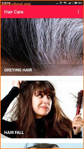 Hair Care - Dandruff, Hair Fall, Black Shiny Hair screenshot
