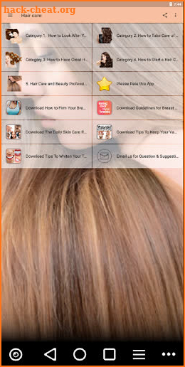 Hair Care Tips Routine: Natural Ways 4 Great Hair screenshot