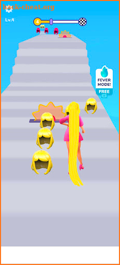 Hair Challenge Runner Girl 3D screenshot