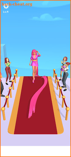 Hair Challenge Runner Long Girl Hair Rush 3d screenshot