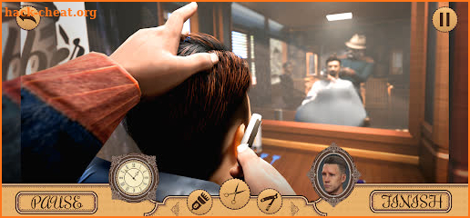 Hair Chop 3d: Barber Shop Game screenshot