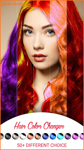 Hair Color Change Photo Editor screenshot