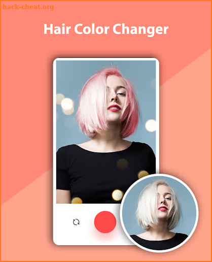 Hair color changer screenshot