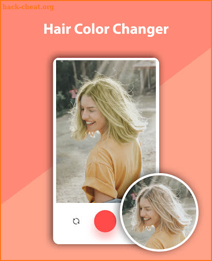 Hair color changer screenshot
