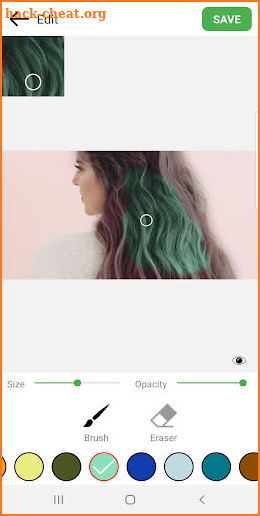 Hair color changer - Try different hair colors screenshot