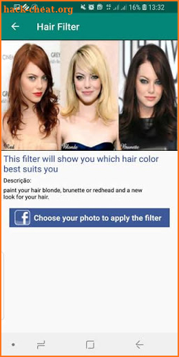 Hair Filter screenshot