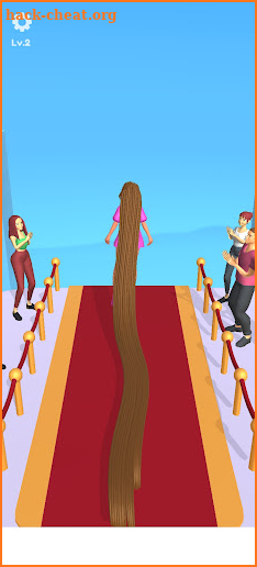 Hair Runner Rush Challenge 3D screenshot