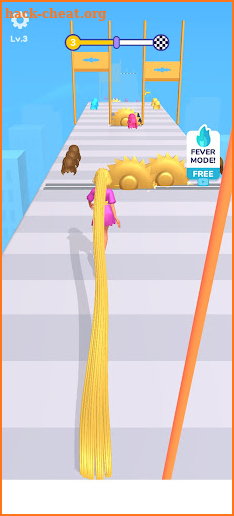 Hair Runner Rush Challenge 3D screenshot