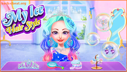 Hair Salon Game:Ice Hair Dye screenshot