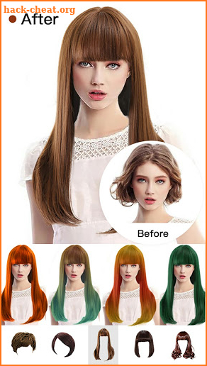 Hair Salon Hairstyles try on screenshot