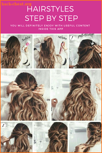 Hair Style app Step-by-Step screenshot