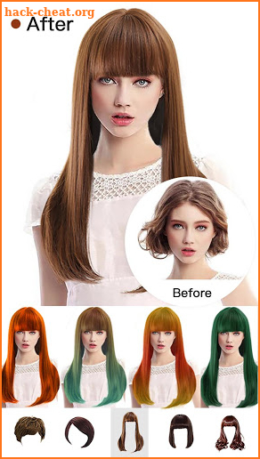 Hair Style Salon&Color Changer screenshot