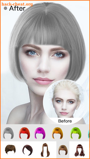 Hair Style Salon&Color Changer screenshot