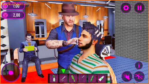 Haircut barber shop simulator screenshot