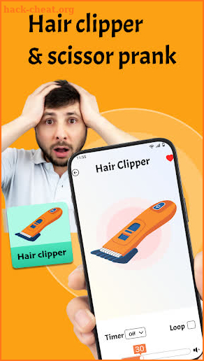 Haircut prank : air horn, fart screenshot
