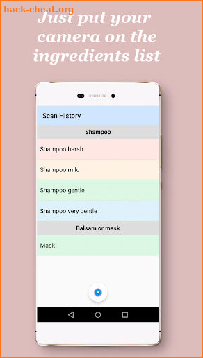 HairKeeper - ingredients scanner screenshot