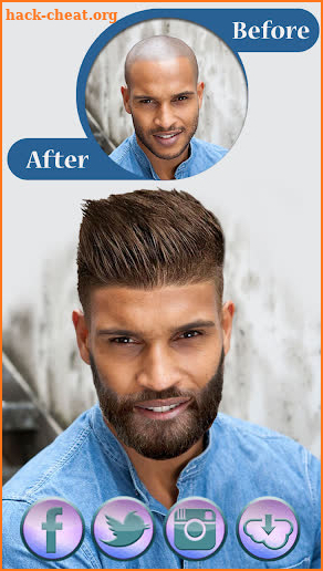 Hairstyle & Beard Salon 3 in 1 screenshot