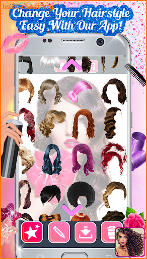 Hairstyle Camera: Beauty Salon screenshot