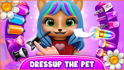 Hairstyle: pet care salon game screenshot