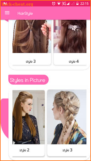 hairstyle step by step video screenshot