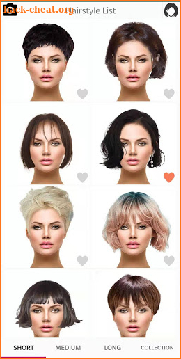 Hairstyle Try On Color Changer screenshot