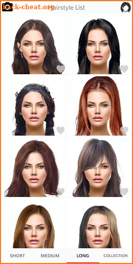 Hairstyle Try On Color Changer screenshot