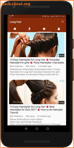Hairstyle Videos for Girls - Hair Style Tutorials screenshot