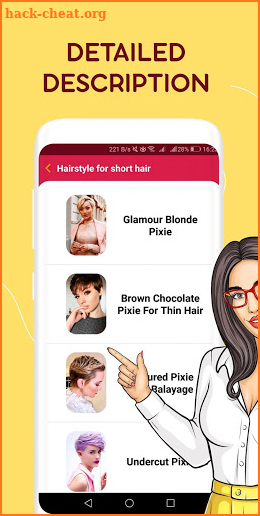 Hairstyles and care screenshot