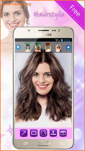 Hairstyles Change Hair Color screenshot